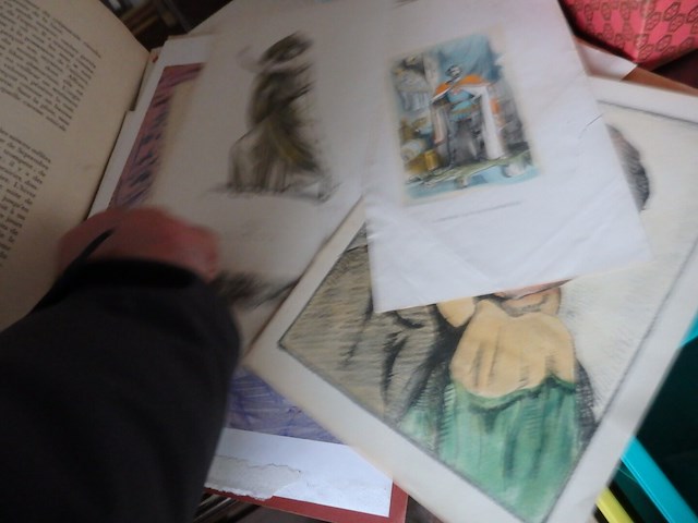 Lot prenten, etsen.. +- 20stuks - afbeelding 3 van  5