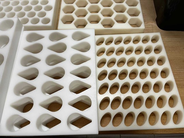 Lot professionele patisserie vormen inox + pvc (177x) - afbeelding 15 van  15