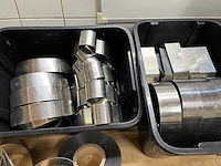Lot professionele patisserie vormen inox + pvc (177x) - afbeelding 3 van  15