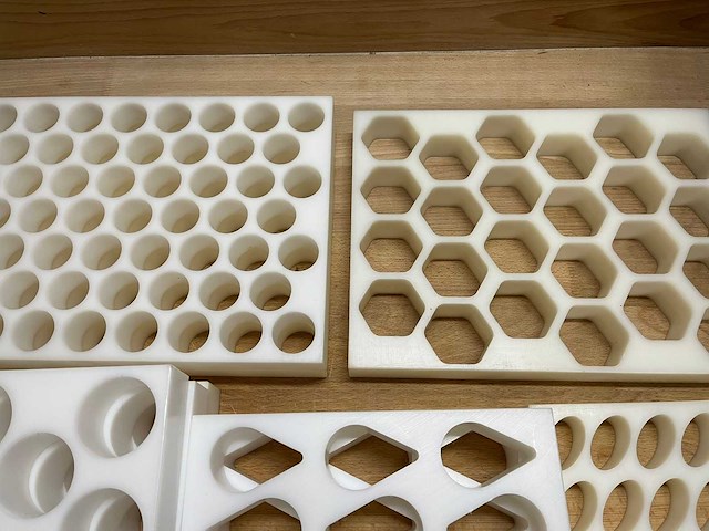 Lot professionele patisserie vormen inox + pvc (177x) - afbeelding 6 van  15