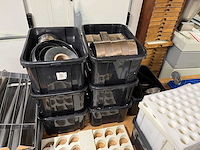 Lot professionele patisserie vormen inox + pvc (177x) - afbeelding 1 van  15