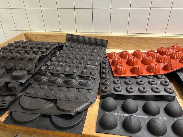 Lot professionele silicone mallen patisserie / dessert (35x) - afbeelding 3 van  4