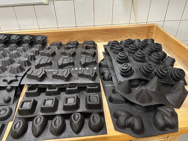 Lot professionele silicone mallen patisserie / dessert (35x) - afbeelding 4 van  4
