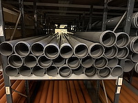 Lot pvc afvoerbuizen - grijs - dia 125 - afbeelding 1 van  4