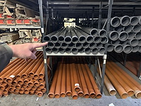 Lot pvc afvoerbuizen - grijs - dia 125 - afbeelding 4 van  4