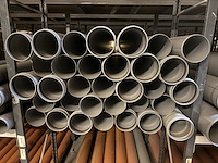 Lot pvc afvoerbuizen - grijs - dia 160 - afbeelding 1 van  5