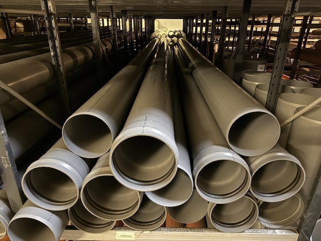 Lot pvc afvoerbuizen - grijs - dia 200 - afbeelding 2 van  4