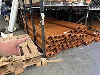 Lot pvc afvoerbuizen - oranje - dia 110 - afbeelding 4 van  4