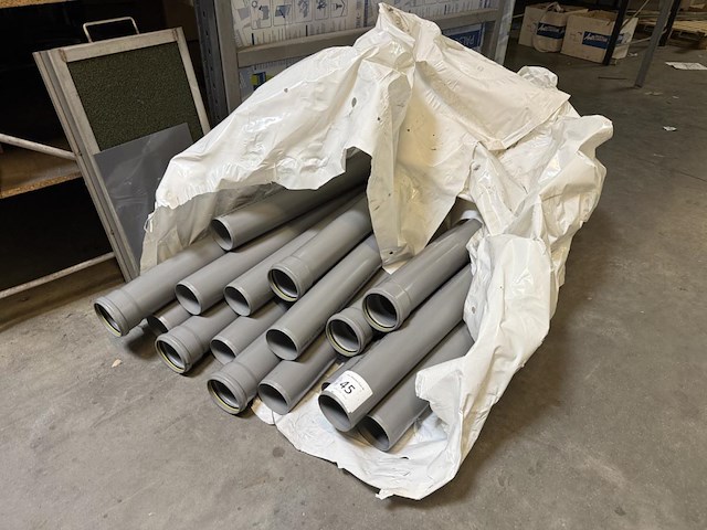 Lot pvc buizen d110mm - afbeelding 1 van  5