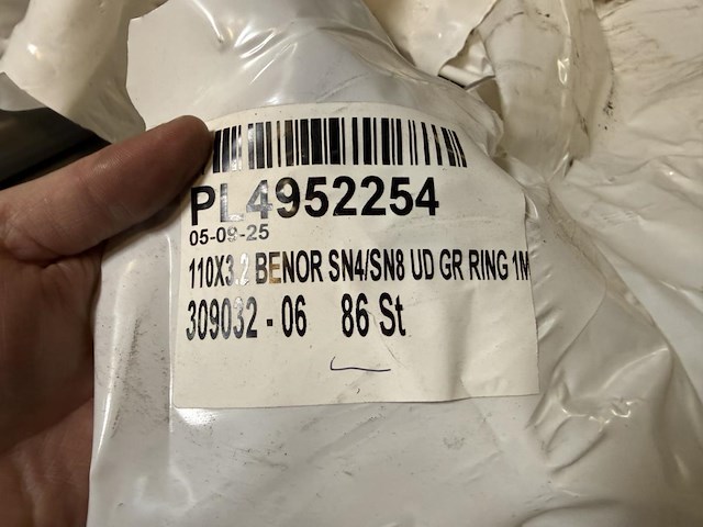 Lot pvc buizen d110mm - afbeelding 5 van  5