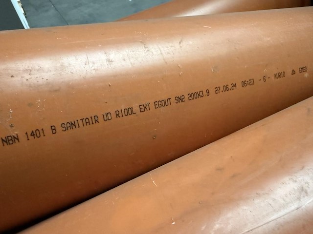 Lot pvc buizen d200mm excl bok - afbeelding 2 van  3