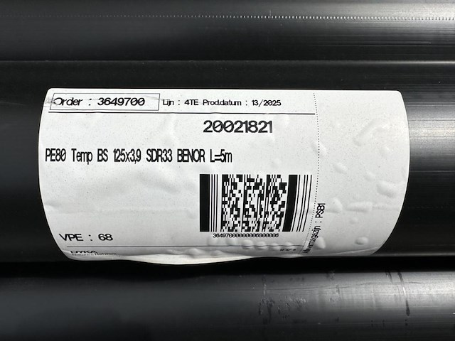 Lot pvc buizen l5m - afbeelding 2 van  3