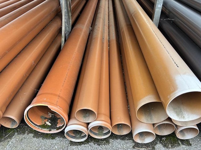 Lot pvc buizen riool - d110 - afbeelding 2 van  3