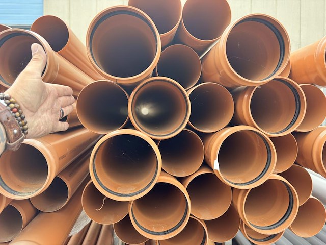 Lot pvc buizen riool - afbeelding 1 van  2