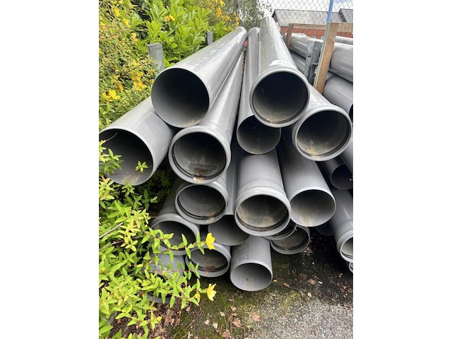 Lot pvc buizen riool - afbeelding 1 van  1