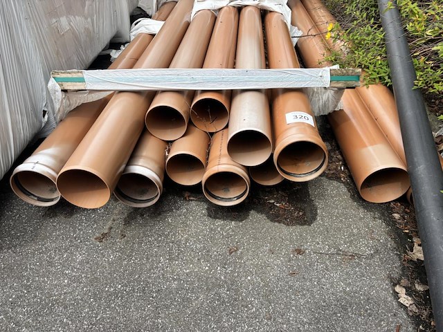 Lot pvc buizen riool - afbeelding 1 van  3