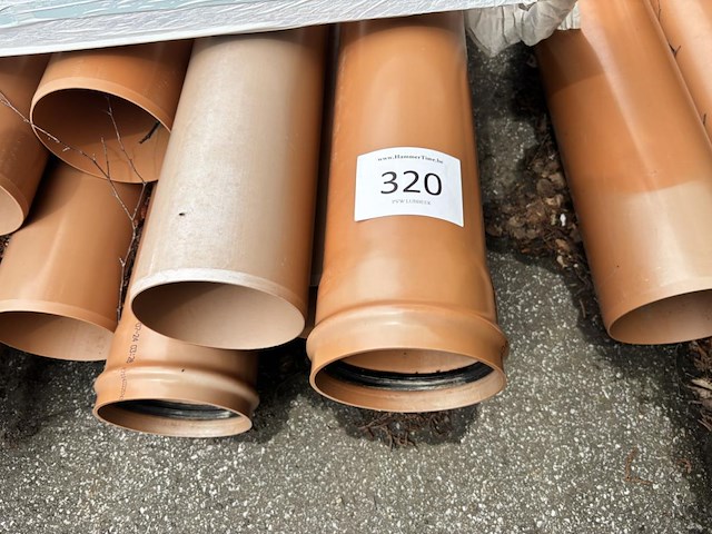 Lot pvc buizen riool - afbeelding 2 van  3