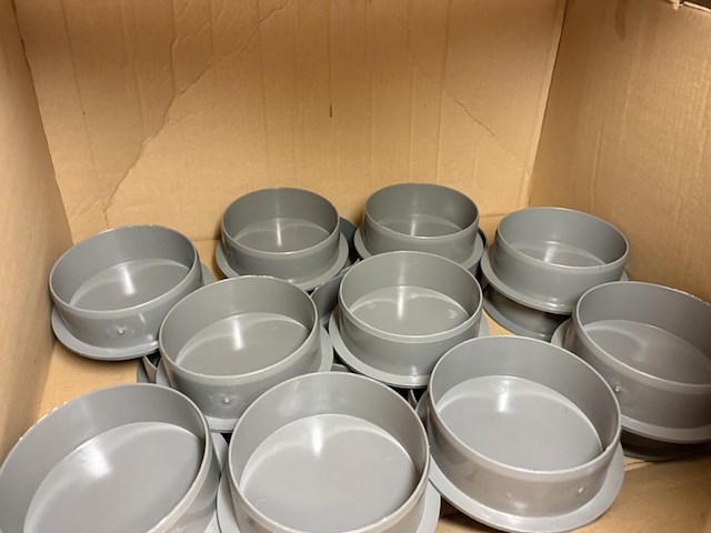 Lot pvc eindstukken & stoppen - afbeelding 12 van  18