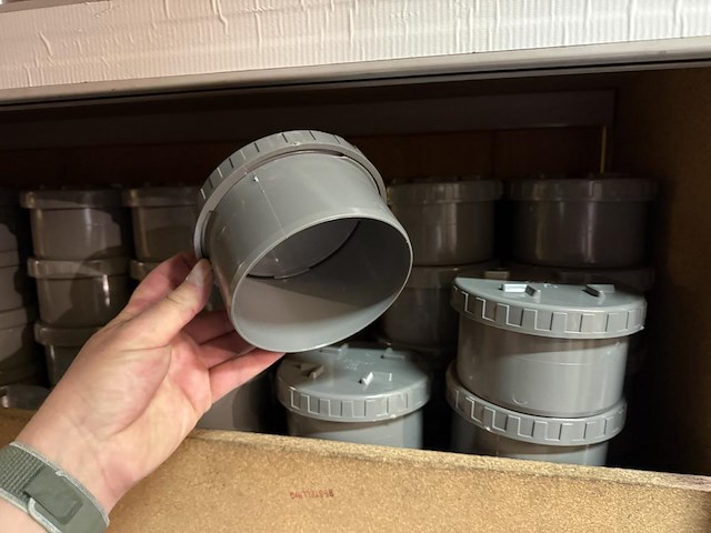 Lot pvc eindstukken & stoppen - afbeelding 3 van  18