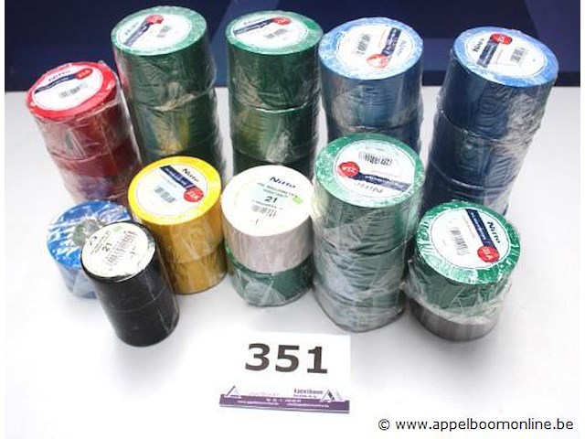 Lot pvc insulatietape nitto - afbeelding 1 van  1