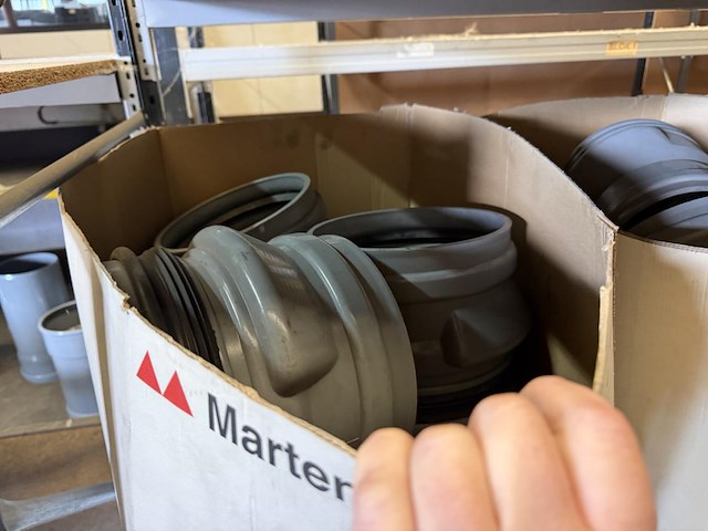 Lot pvc koppelstukken d110/125/160/200mm - afbeelding 16 van  16