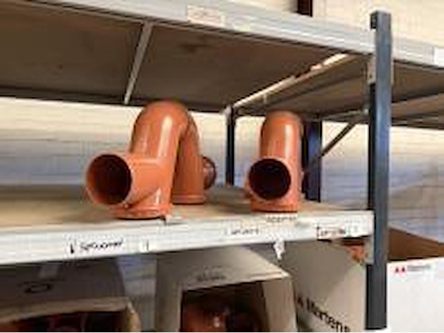 Lot pvc koppelstukken d110mm - afbeelding 10 van  10