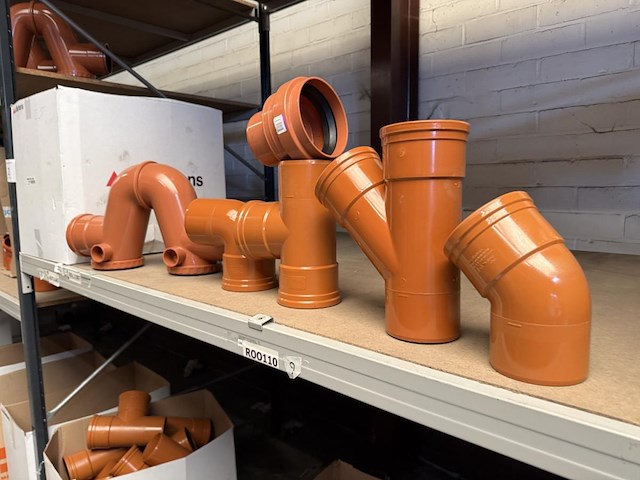 Lot pvc koppelstukken d110mm - afbeelding 6 van  10
