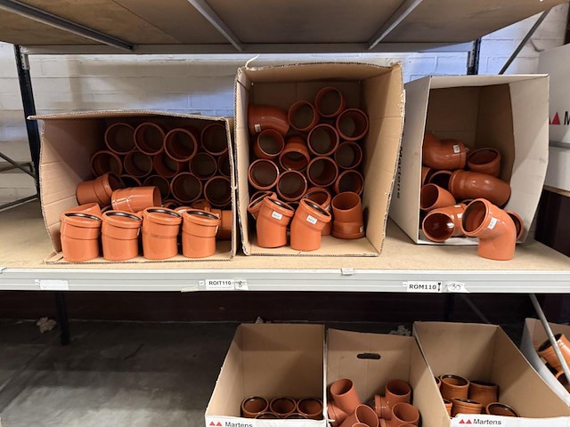 Lot pvc koppelstukken d110mm - afbeelding 9 van  10