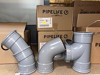Lot pvc koppelstukken d110mm - afbeelding 2 van  6