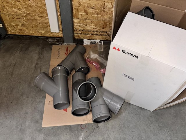 Lot pvc koppelstukken d110mm - afbeelding 2 van  4