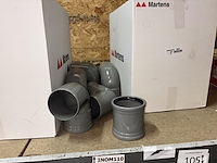 Lot pvc koppelstukken d110mm - afbeelding 4 van  4