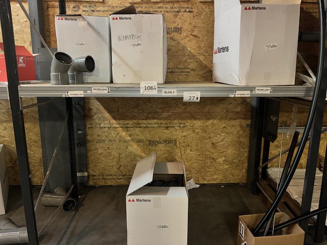 Lot pvc koppelstukken d110mm - afbeelding 1 van  5