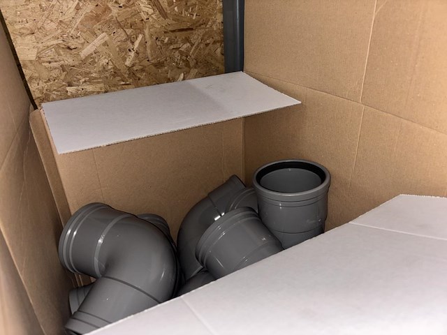 Lot pvc koppelstukken d110mm - afbeelding 4 van  5