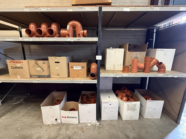 Lot pvc koppelstukken d125mm - afbeelding 2 van  9