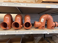 Lot pvc koppelstukken d125mm - afbeelding 7 van  9