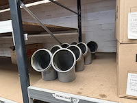 Lot pvc koppelstukken d125mm - afbeelding 11 van  11