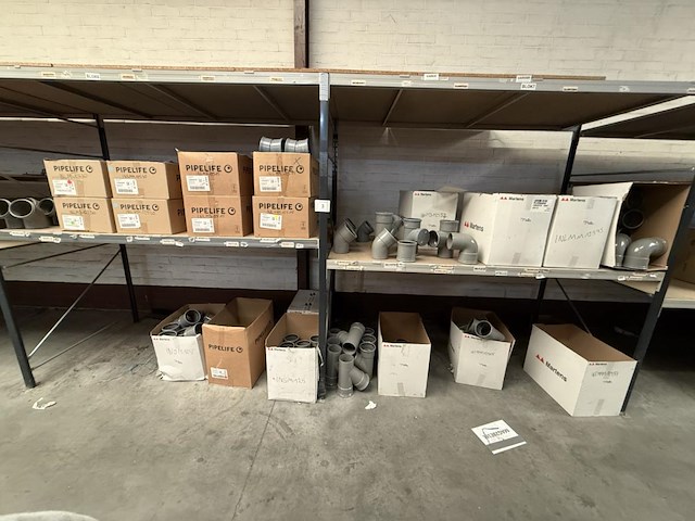 Lot pvc koppelstukken d125mm - afbeelding 2 van  11