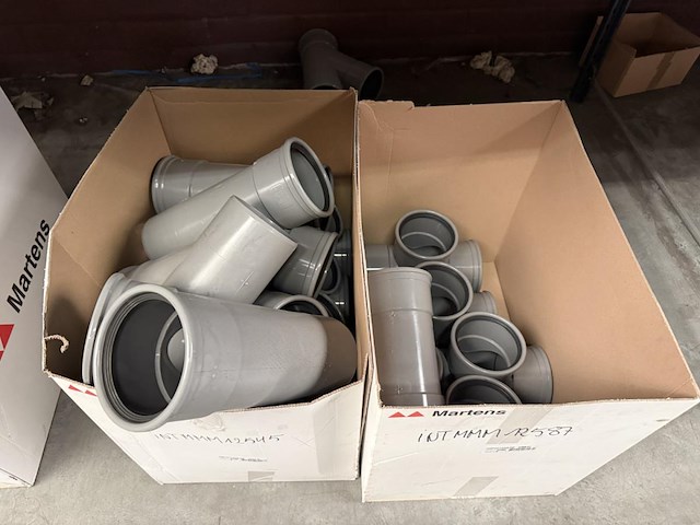 Lot pvc koppelstukken d125mm - afbeelding 3 van  11