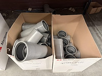 Lot pvc koppelstukken d125mm - afbeelding 3 van  11