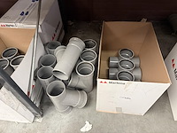 Lot pvc koppelstukken d125mm - afbeelding 4 van  11