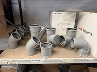 Lot pvc koppelstukken d125mm - afbeelding 5 van  11