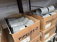 Lot pvc koppelstukken d125mm - afbeelding 9 van  11