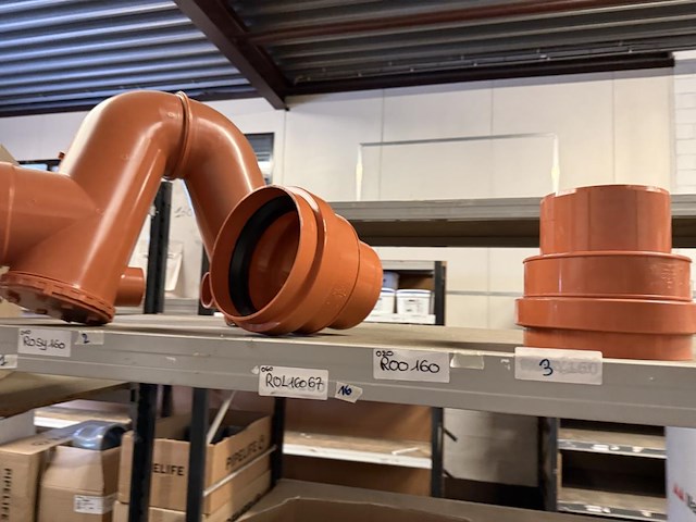 Lot pvc koppelstukken d160mm - afbeelding 14 van  14