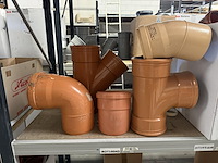 Lot pvc koppelstukken d160mm