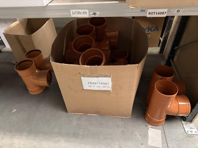 Lot pvc koppelstukken d160mm - afbeelding 3 van  14