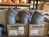 Lot pvc koppelstukken d160mm