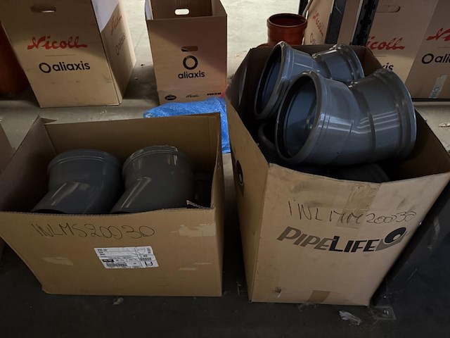 Lot pvc koppelstukken d160mm - afbeelding 3 van  9