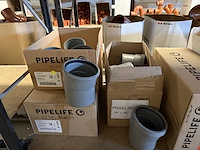 Lot pvc koppelstukken d160mm - afbeelding 5 van  9