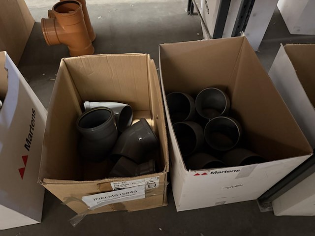 Lot pvc koppelstukken d160mm - afbeelding 10 van  10