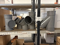 Lot pvc koppelstukken d160mm